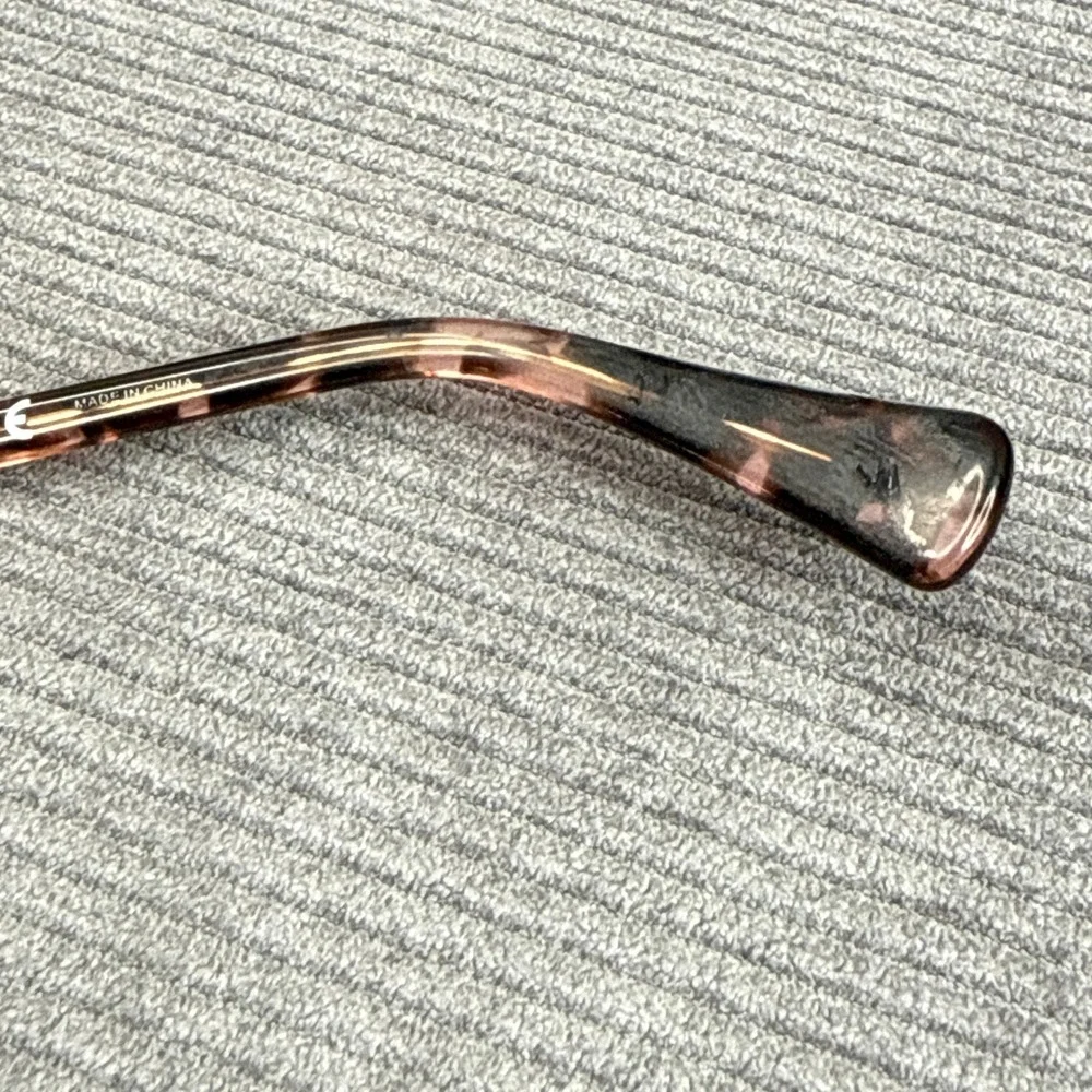 Ralph Lauren RA7089 1693 Pink Tortoise Rectangular Eyeglasses Frames 53-17-140